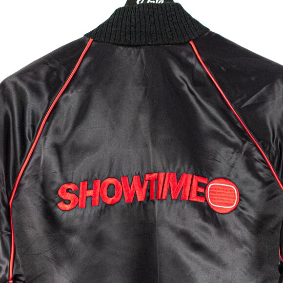 Vintage 80s Showtime Television Satin Jacket Size Small - Picture 7 of 12